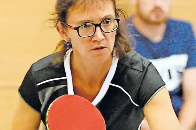 Erspielte den entscheidenden achten Zähler: Susanne Schwab vom TTC Brücken trug mit ihrem Spiel zum Derbysieg über die Damen des