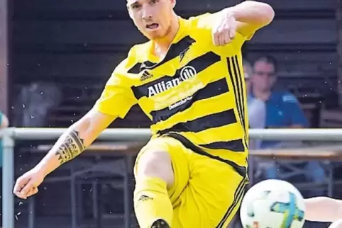Erzielte im Vorjahr den Treffer zum 1:0-Heimspiel-Erfolg gegen Gonsenheim: Dudenhofens Torjäger Julian Scharfenberger.