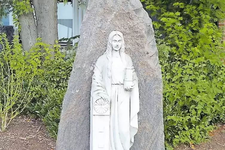 Die Heilige Barbara, Schutzpatronin der Bergleute.