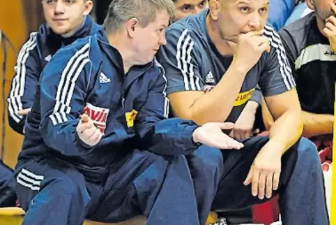 Das VfK-Trainerduo: Erol Bayram (rechts) und Markus Scherer.