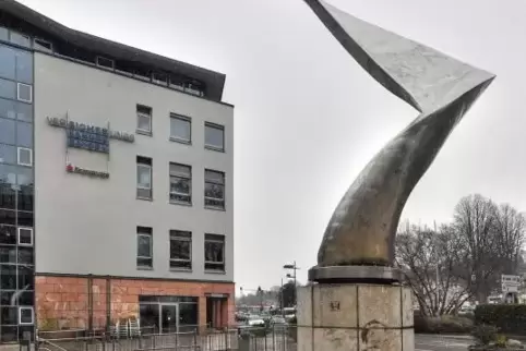 Dreht sich nicht mehr: die „Zeitraum-Skulptur“.