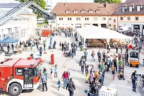 Konnte auch besucht werden: die Werkfeuerwehr.