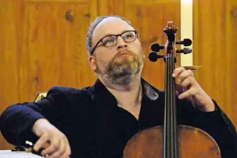 Peter Tilling in der protestantischen Kirche in Neustadt-Haardt.