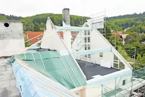 Unter freiem Himmel: der Speisesaal.