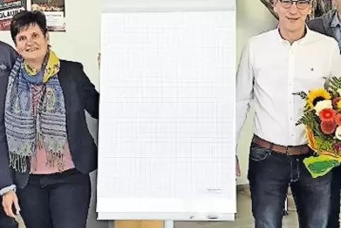 Dank per Flipchart: Waltraud Blarr und Martin Ulmer.