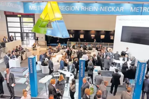 Ein Blick auf den Stand der Metropolregion Rhein-Neckar im vergangenen Jahr.