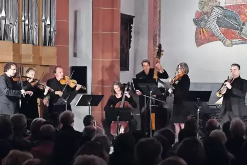 Festliche Barockmusik in der Stiftskirche mit dem renommierten Trompeter Rupprecht Drees (rechts).