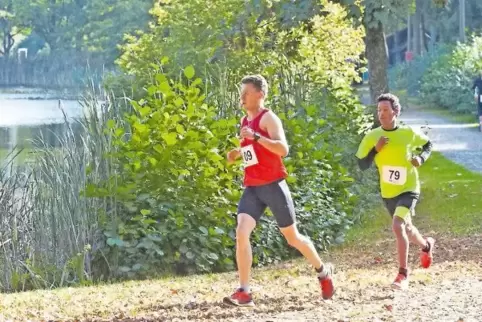 Gehört diesmal zum Laufladen-Cup: der Lauf am See mit Start in Ramstein.