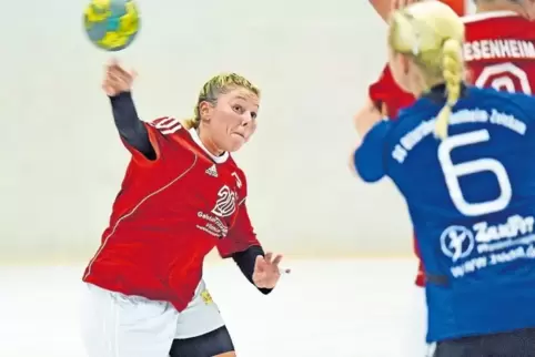 Romina Hessler spielt wieder bei der TSG Friesenheim. „Es macht einfach Spaß“, sagt sie.