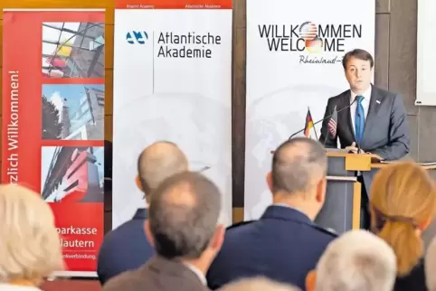 Betont die enge Verbindung zwischen Deutschen und Amerikanern: David Sirakov, Direktor der Atlantischen Akademie.