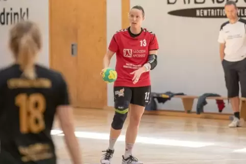 Fehlt der TG früh zeitstrafenbelastet: Waldsees zentrale Spielerin Julia Barth, hier beim Turnier in Dansenberg. Foto: View 