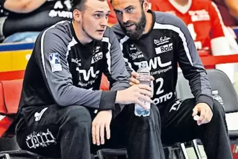 Heute besonders gefordert: Mathias Lenz und Stefan Hanemann (links).