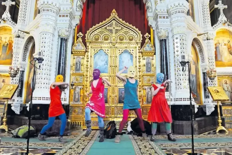 Die provokante Aktion der Punkgruppe Pussy Riot in der Christ Erlöser Kathedrale in Moskau. Was erwartet die Ludwigshafener?