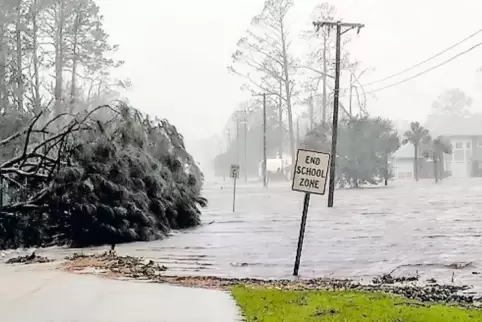 Sturmschäden in Florida.