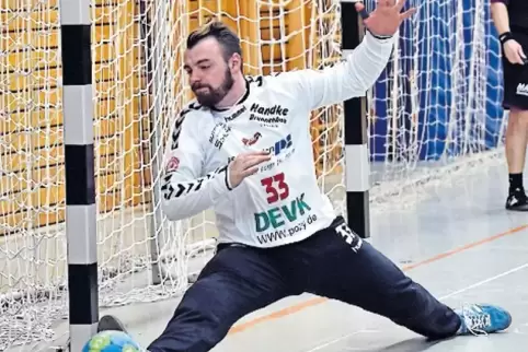 Tritt gegen seinen Ex-Verein an: HSG-Torwart Rouven Hahn.
