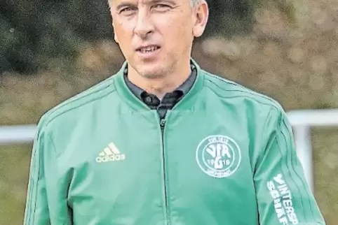 Sah zuletzt keine überzeugende Leistung seiner Elf: VfR-Coach Alexander Schott.