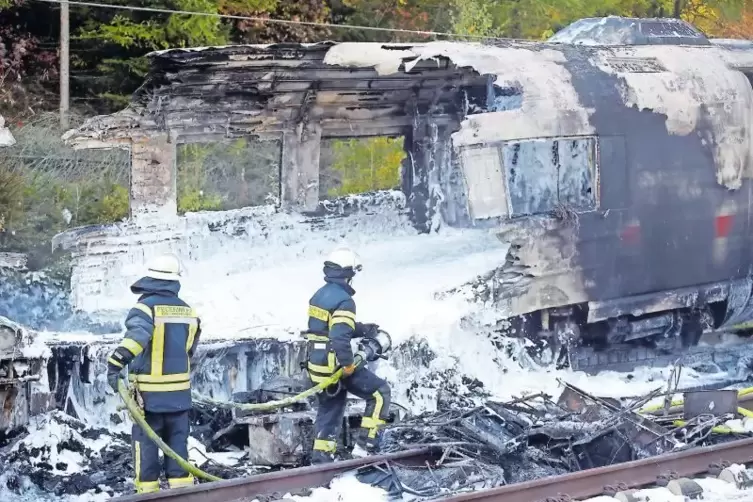 „Der Brand konnte sehr schnell eingedämmt werden“, sagt ein Feuerwehrsprecher.