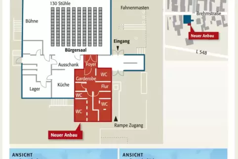 Kleinere Variante der Küche geplant.