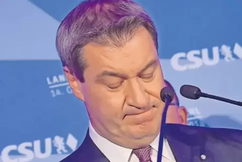 „Schmerzhaft“: Söder will aber Ministerpräsident bleiben.