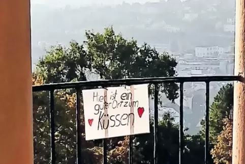Das Foto entstand am Deidesheimer Tempel oberhalb der Dr.-Welsch-Terrassen in Neustadt.