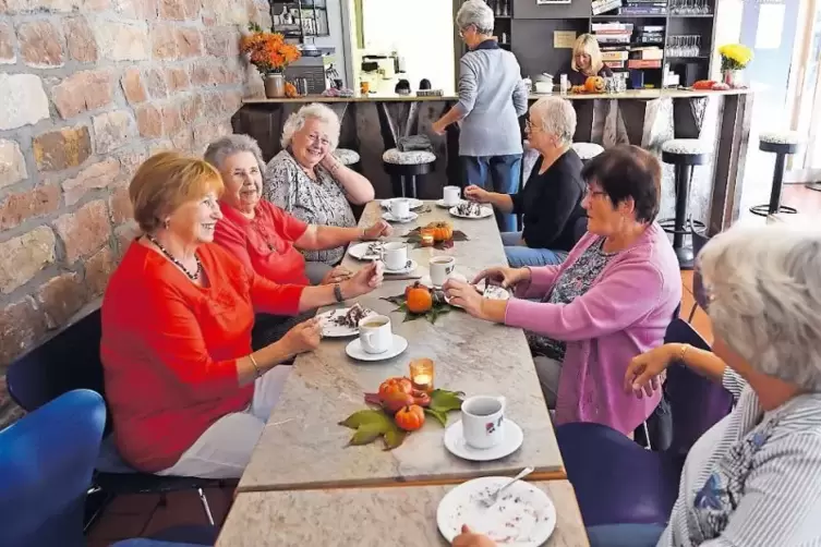 Das Landfrauen-Caf&eacute; am Dienstag ist zur Institution geworden im Dannstadter Kulturhof Schrittmacher.