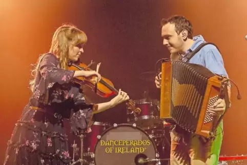 Frisch verheiratet und doch so eingespielt wie ein altes Ehepaar: Joanna Hyde und Tadhg Ó Meachair.