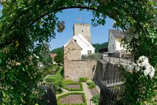 Die Wasserburg in Reipoltskirchen. Foto: M. Hoffmann
