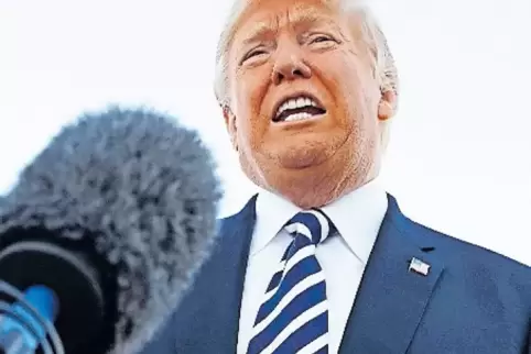 Verkündete seine neuen Pläne nach einer Wahlkampfkundgebung in Elko: Donald Trump.