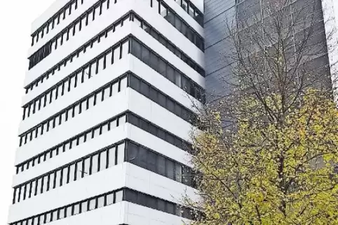 Das HTW-Hochhaus.