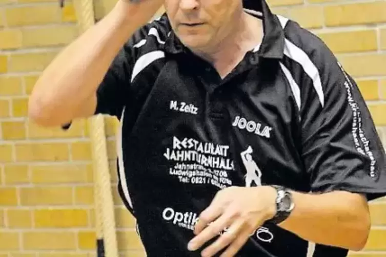 Markus Zeitz steuerte Punkte bei: Er siegte an der Seite von Oliver Baier f&uuml;r den TTC Oppau.