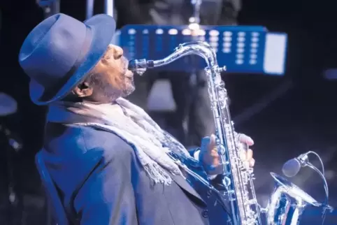 Führte im Mannheimer Opernhaus sein legendäres Album „Fire Music“ komplett auf: Archie Shepp.