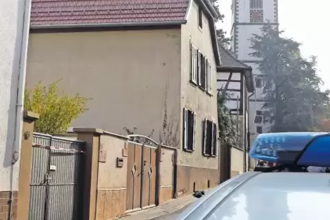 Der Tatort in Kirchheim an der Weinstraße.