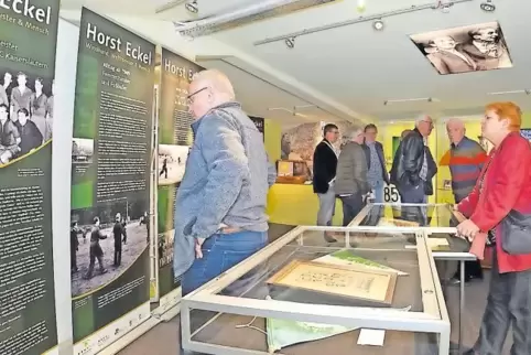180 Exponate bereichern die Eckel-Ausstellung im Pfälzischen Sportmuseum in Hauenstein.