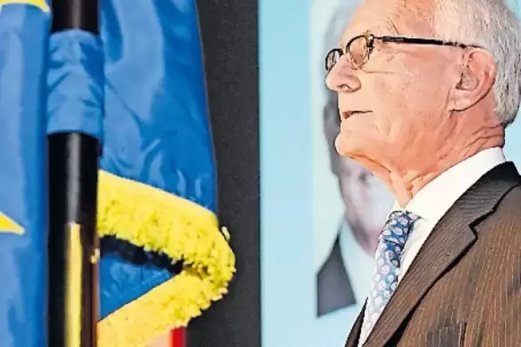 Brandrede: &bdquo;Mut zu Europa&ldquo; forderte Klaus H&auml;nsch.