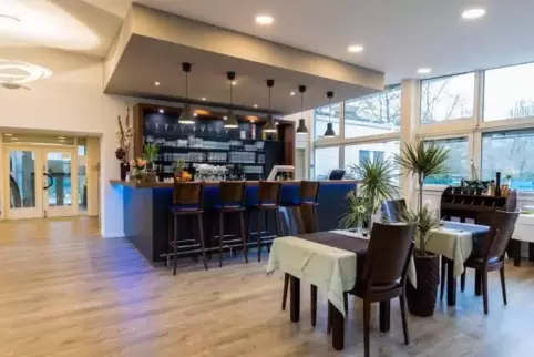 Das umgebaute Restaurant des BASF Tennisclubs Foto: BASF TC/frei