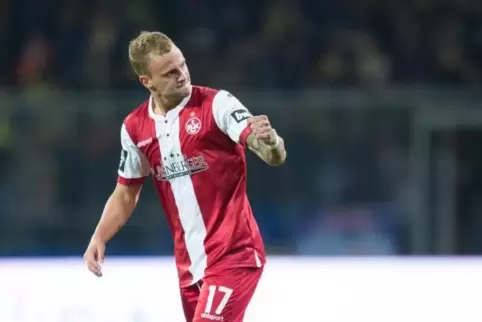 Hatte eine von zwei Chancen für den FCK: Christoph Hemlein. Foto: KUNZ