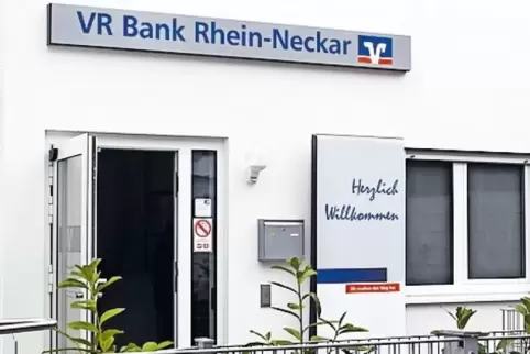 Die neue Filiale der VR Bank in Fußgönheim.