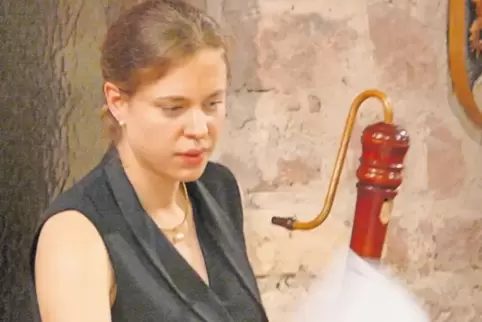 Spielt auf Flöten in allen Tonlagen: Rabea Maria Michler.