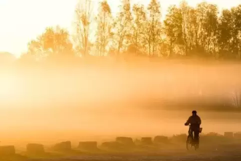 Morgens ist es vielerorts noch neblig. Mittags kann sich auch die Sonne zeigen.  Foto: dpa 
