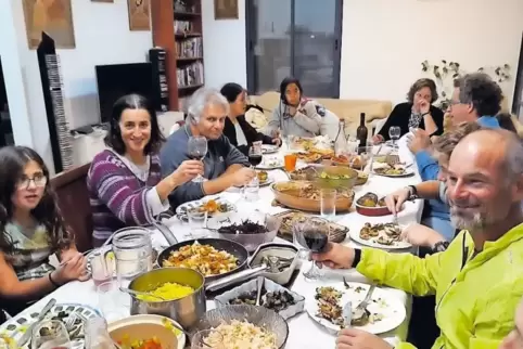 Farris genießt die Gastfreundschaft der Israelis.