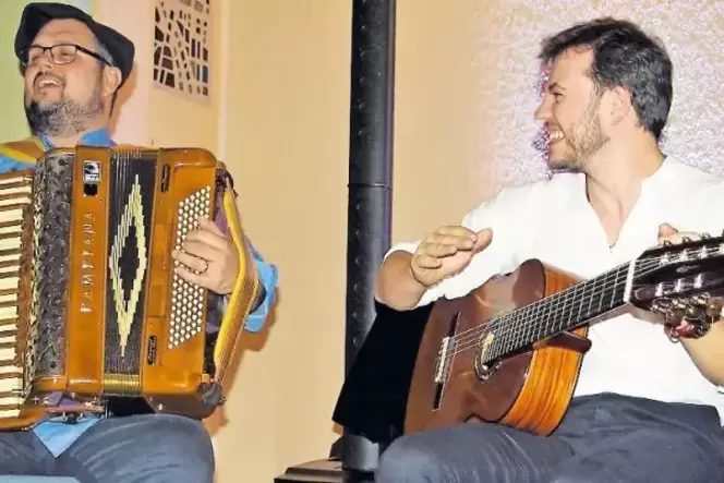 Luciano Maia (links) wurde in Brasilien vielfach als Musiker ausgezeichnet, Gabriel Selvage war Meisterschüler des großen argent