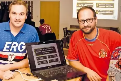 Hatten sich die Fragen ausgedacht (von links): Jonas Gailing, Matthias Schnitzer und Daniel Blümling.