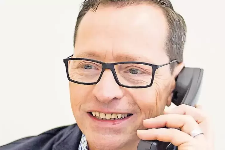 Gefragter Mann: Oliver Kusch am RHEINPFALZ-Telefon.