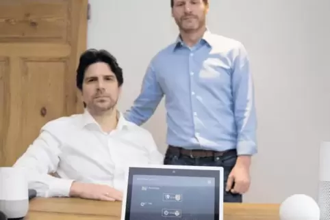 Stephan Kurpjuweit (links) und Thomas Scherschel haben „thinking apps“ vor gut einem Jahr gegründet – und mit dem Kicker-Sportma
