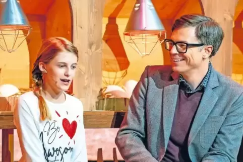 Marielle im Gespräch mit Ralph Caspers.