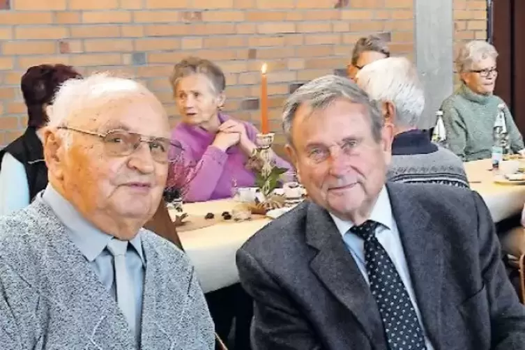 Hanhöfer: Edgar König (links) und Wolfram Scheerbaum.