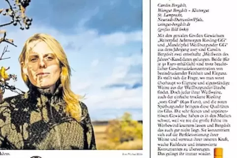 Carolin Bergdolt in der Frankfurter Allgemeinen Sonntagszeitung.