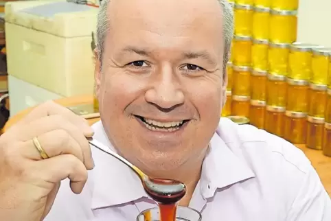 Bio-Genuss: Axel Heinz und sein Buchweizenhonig.