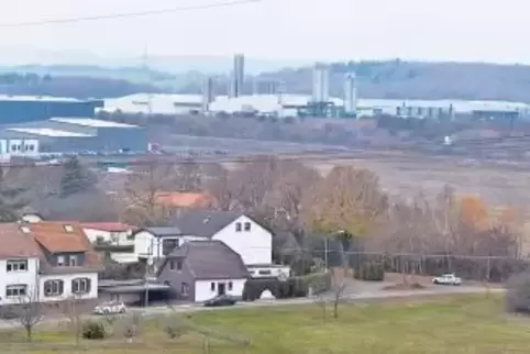 Das Lauterer Industriegebiet Nord von Siegelbach aus gesehen: Die Erweiterung des ursprünglichen Areals war ein interkommunales 