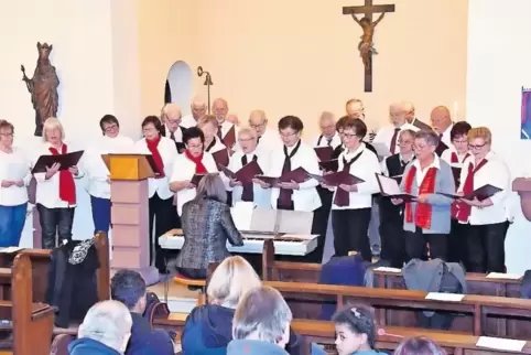 Bei der Abendmusik: die Chorgemeinschaft Mölschbach-Fischbach.